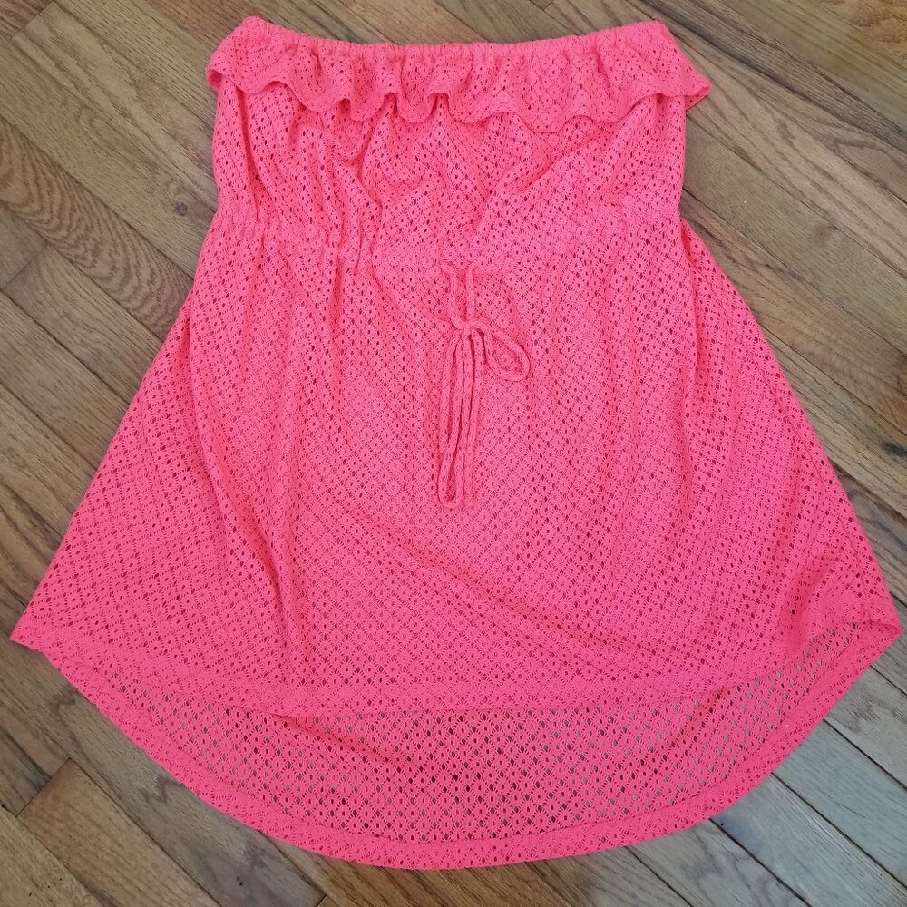 Ocean Pacific strapless swimsuit coverup XL